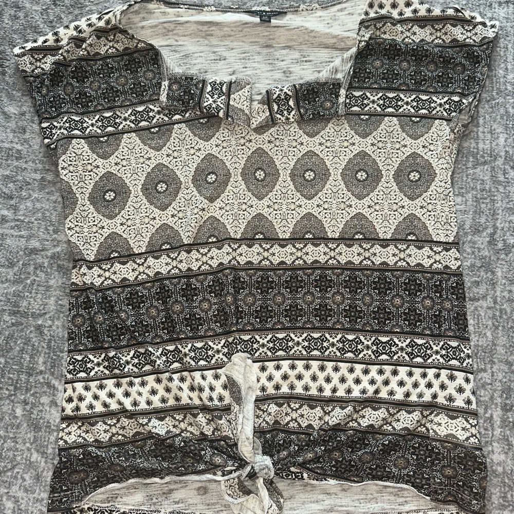 Lucky Brand Women’s Knotted T-Shirt, Size: S